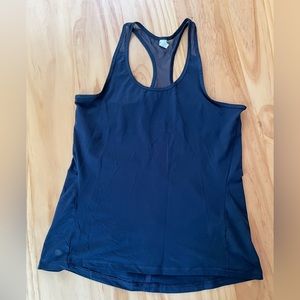 Athleta Mesh Chi Tank / color: deep blue / size: S